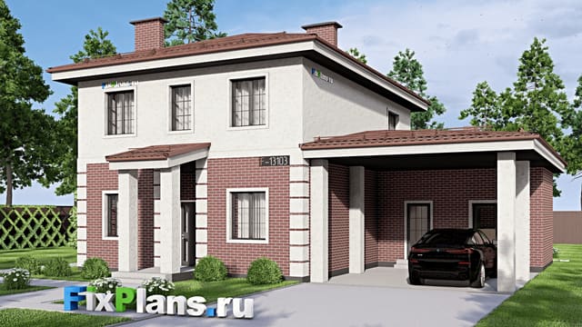 Двухэтажный дом F-13103